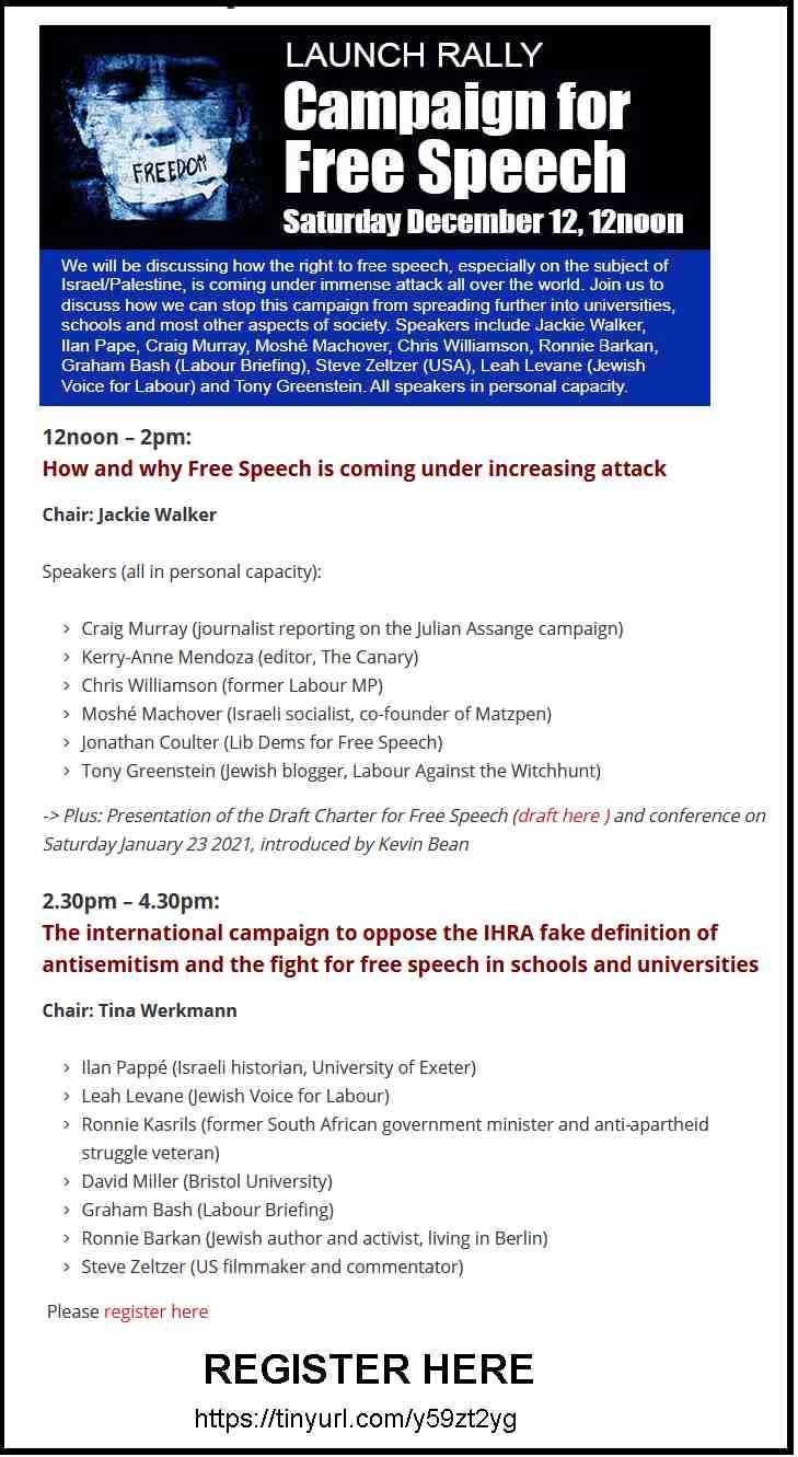 Defend Free Speech – Join the Campaign for Free Speech Launch Rally ...