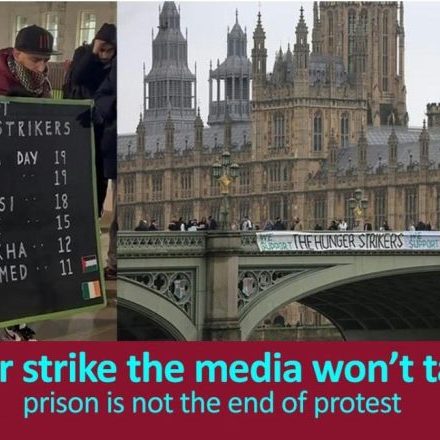 A hunger strike the media won't talk about