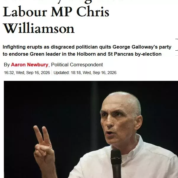 Express - Chris Williamson disgraced
