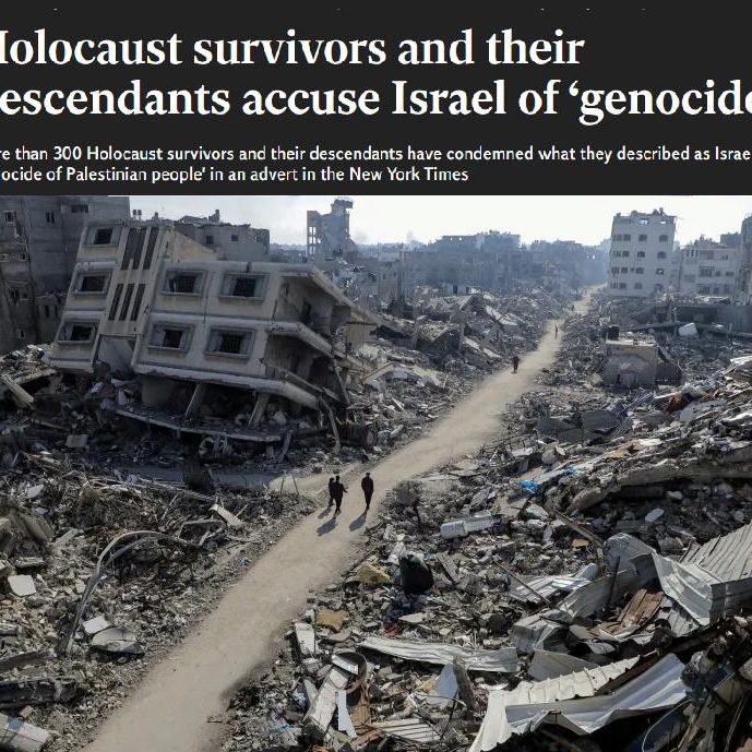 Holocaust survivors accuse Israel